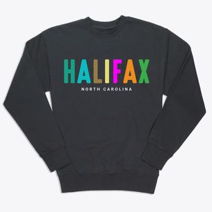 Halifax North Carolina Color Pop Premium Crewneck Sweatshirt