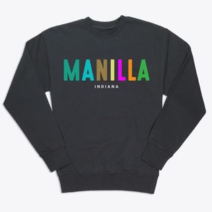 Manilla Indiana Color Pop Premium Crewneck Sweatshirt