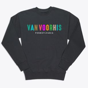Van Voorhis Pennsylvania Color Pop Premium Crewneck Sweatshirt