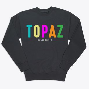 Topaz California Color Pop Premium Crewneck Sweatshirt