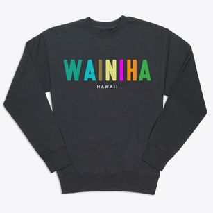 Wainiha Hawaii Color Pop Premium Crewneck Sweatshirt