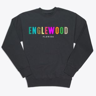 Englewood Florida Color Pop Premium Crewneck Sweatshirt