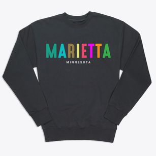 Marietta Minnesota Color Pop Premium Crewneck Sweatshirt