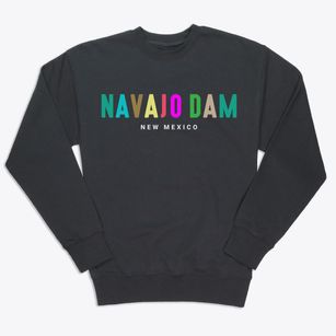 Navajo Dam New Mexico Color Pop Premium Crewneck Sweatshirt