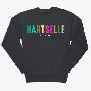 Hartselle Alabama Color Pop Premium Crewneck Sweatshirt