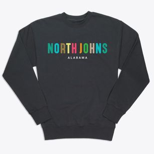 North Johns Alabama Color Pop Premium Crewneck Sweatshirt