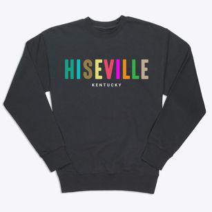 Hiseville Kentucky Color Pop Premium Crewneck Sweatshirt