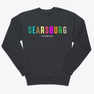 Searsburg Vermont Color Pop Premium Crewneck Sweatshirt
