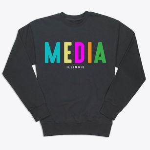 Media Illinois Color Pop Premium Crewneck Sweatshirt