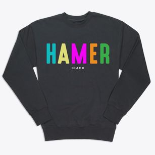 Hamer Idaho Color Pop Premium Crewneck Sweatshirt