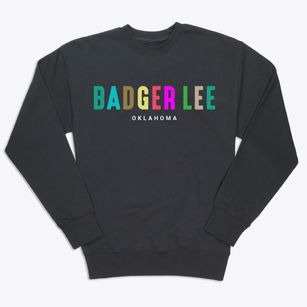 Badger Lee Oklahoma Color Pop Premium Crewneck Sweatshirt
