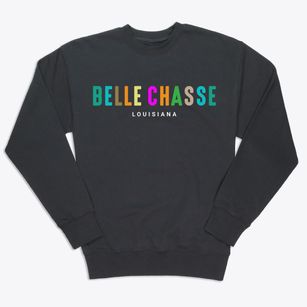Belle Chasse Louisiana Color Pop Premium Crewneck Sweatshirt