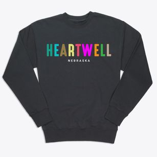 Heartwell Nebraska Color Pop Premium Crewneck Sweatshirt