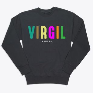 Virgil Kansas Color Pop Premium Crewneck Sweatshirt
