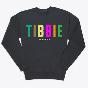 Tibbie Alabama Color Pop Premium Crewneck Sweatshirt