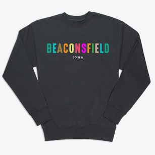Beaconsfield Iowa Color Pop Premium Crewneck Sweatshirt