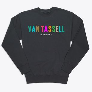 Van Tassell Wyoming Color Pop Premium Crewneck Sweatshirt