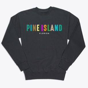 Pine Island Florida Color Pop Premium Crewneck Sweatshirt