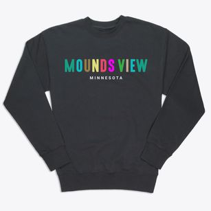 Mounds View Minnesota Color Pop Premium Crewneck Sweatshirt