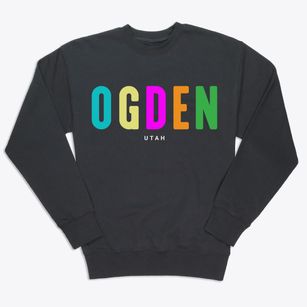 Ogden Utah Color Pop Premium Crewneck Sweatshirt