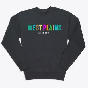 West Plains Missouri Color Pop Premium Crewneck Sweatshirt