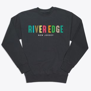 River Edge New Jersey Color Pop Premium Crewneck Sweatshirt