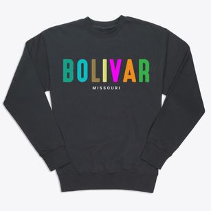 Bolivar Missouri Color Pop Premium Crewneck Sweatshirt