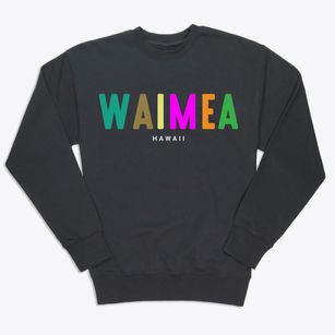 Waimea Hawaii Color Pop Premium Crewneck Sweatshirt