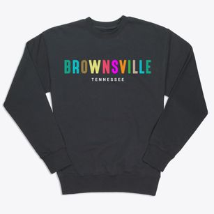 Brownsville Tennessee Color Pop Premium Crewneck Sweatshirt