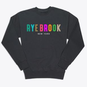 Rye Brook New York Color Pop Premium Crewneck Sweatshirt