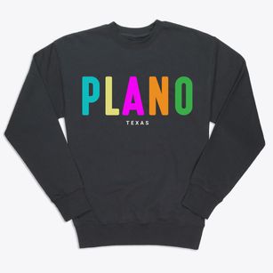 Plano Texas Color Pop Premium Crewneck Sweatshirt