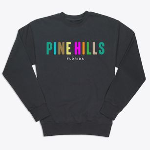 Pine Hills Florida Color Pop Premium Crewneck Sweatshirt
