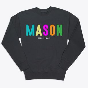 Mason Michigan Color Pop Premium Crewneck Sweatshirt