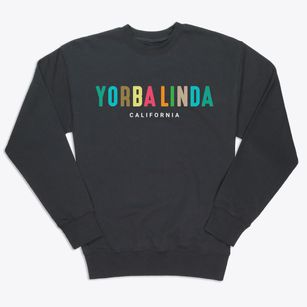 Yorba Linda California Color Pop Premium Crewneck Sweatshirt