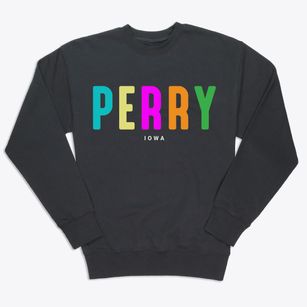 Perry Iowa Color Pop Premium Crewneck Sweatshirt