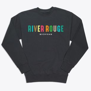 River Rouge Michigan Color Pop Premium Crewneck Sweatshirt