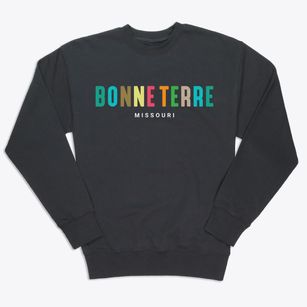 Bonne Terre Missouri Color Pop Premium Crewneck Sweatshirt