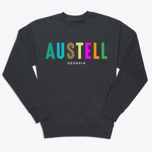 Austell Georgia Color Pop Premium Crewneck Sweatshirt