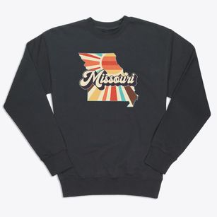  Missouri Retro Art Premium Crewneck Sweatshirt