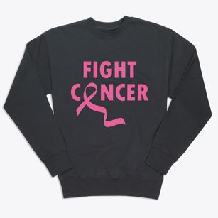   Fight Cancer Ribbon Premium Crewneck Sweatshirt