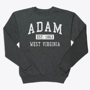 Adam West Virginia Classic Established Premium Crewneck Sweatshirt