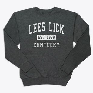 Lees Lick Kentucky Classic Established Premium Crewneck Sweatshirt