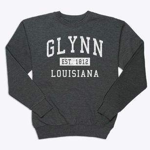 Glynn Louisiana Classic Established Premium Crewneck Sweatshirt