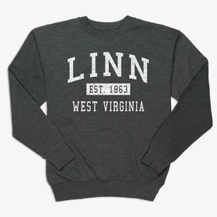 Linn West Virginia Classic Established Premium Crewneck Sweatshirt