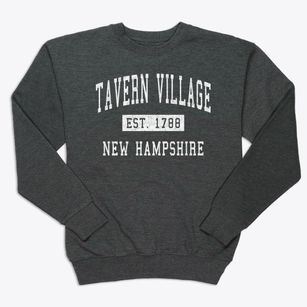 Tavern Village New Hampshire Classic Established Premium Crewneck Sweatshirt