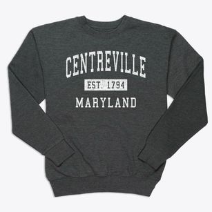 Centreville Maryland Classic Established Premium Crewneck Sweatshirt