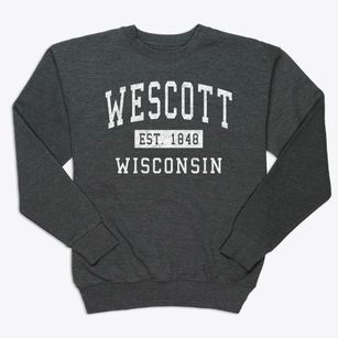 Wescott Wisconsin Classic Established Premium Crewneck Sweatshirt