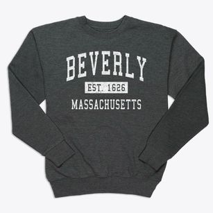 Beverly Massachusetts Classic Established Premium Crewneck Sweatshirt