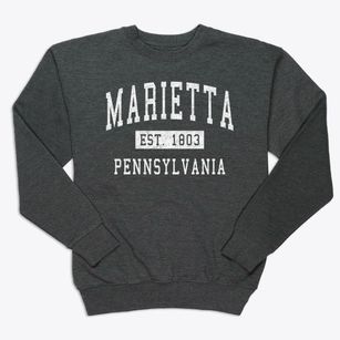 Marietta Pennsylvania Classic Established Premium Crewneck Sweatshirt