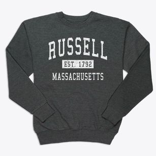 Russell Massachusetts Classic Established Premium Crewneck Sweatshirt